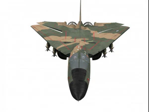 general dynamics f-111 a aardvark 3D Model