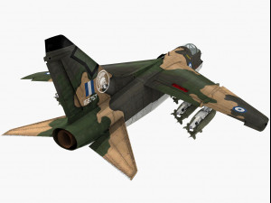 ltv a-7 corsair ii 3D Model
