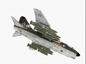 ltv a-7 corsair ii 3D Model