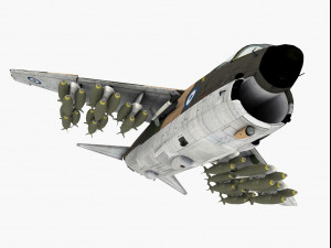 ltv a-7 corsair ii 3D Model