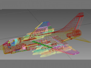 ltv a-7 corsair ii 3D Model