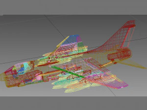 ltv a-7 corsair ii 3D Model