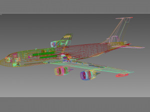 boeing kc-135 stratotanker 3Dモデル