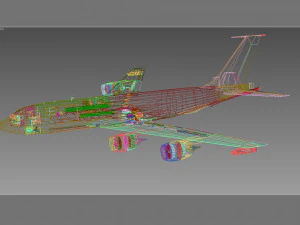 boeing kc-135 stratotanker 3D Model