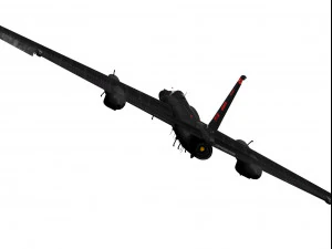 lockheed u-2 dragon lady 3D Model