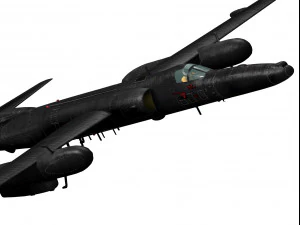 lockheed u-2 dragon lady 3D Model