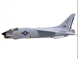 आरएफ-8 क्रूसेडर खरीदा 3D मॉडल