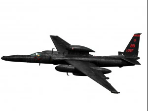 लॉकहीड यू-2एस ड्रैगन लेडी 3D मॉडल