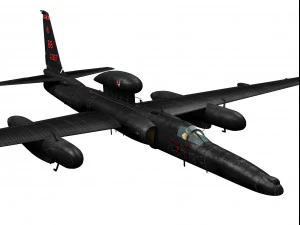 लॉकहीड यू-2एस ड्रैगन लेडी 3D मॉडल