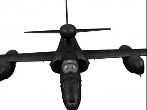 लॉकहीड यू-2एस ड्रैगन लेडी 3D मॉडल