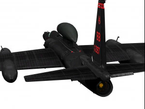 लॉकहीड यू-2एस ड्रैगन लेडी 3D मॉडल