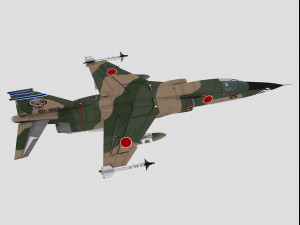 mitsubishi f-1 two versions 3D Модель