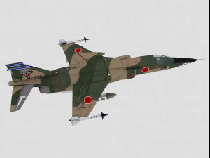 mitsubishi f-1 two versions 3D Model