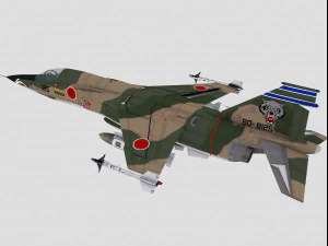 mitsubishi f-1 two versions 3D Model