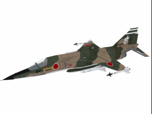 mitsubishi f-1 two versions 3D Модель