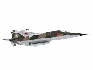 mitsubishi f-1 two versions 3D Модель