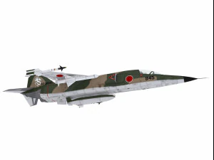 mitsubishi f-1 two versions 3D Model