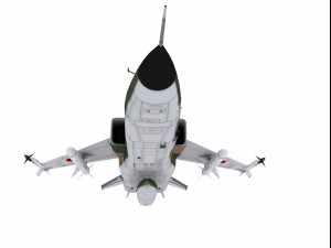 mitsubishi f-1 two versions 3D Модель