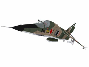mitsubishi f-1 two versions 3D Model