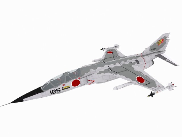 mitshubishi t-2 3D-Modell .c4d .max .obj .3ds .fbx .stl .blend 