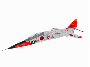 mitshubishi t-2 3D-Modell