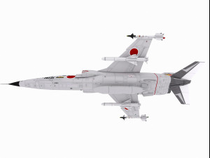 mitshubishi t-2 3D-Modell