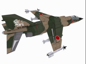 mitshubishi t-2 3D-Modell