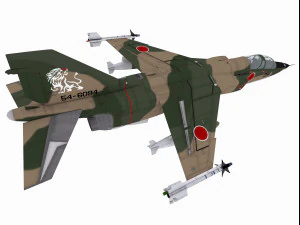 mitshubishi t-2 3D Model