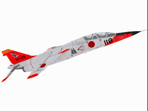 mitshubishi t-2 3D-Modell