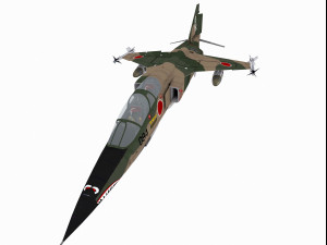 mitshubishi t-2 3D-Modell