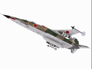 mitshubishi t-2 3D-Modell
