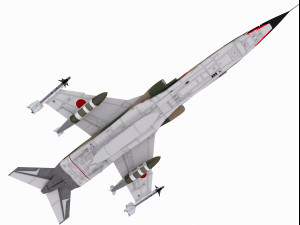 mitshubishi t-2 3D-Modell