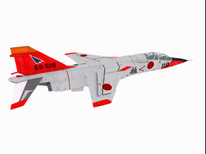 mitshubishi t-2 3D-Modell