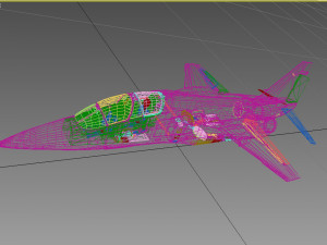 mitshubishi t-2 3D-Modell