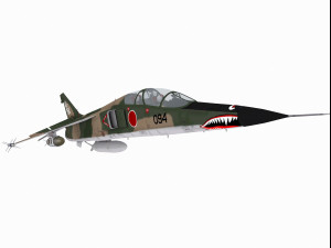 mitshubishi t-2 3D-Modell