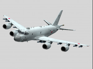 kawasaki p-1 3D Model