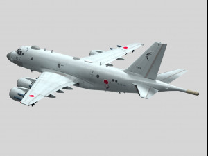 kawasaki p-1 3D Model