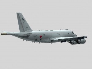 kawasaki p-1 3D Model