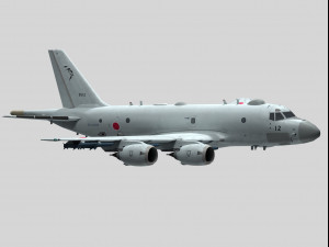 kawasaki p-1 3D Model