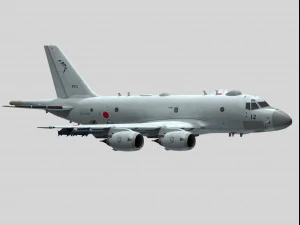 kawasaki p-1 3D Model