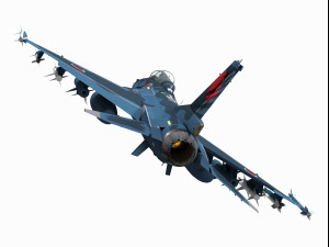 mitsubishi f-2 viper zero two seater version 3D मॉडल