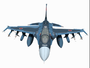 mitsubishi f-2 viper zero two seater version 3D मॉडल