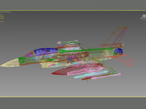 mitsubishi f-2 viper zero two seater version 3D मॉडल