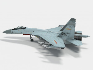 shenyang j-11 3D Model