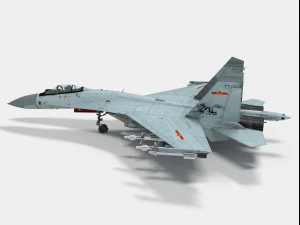shenyang j-11 3D Model