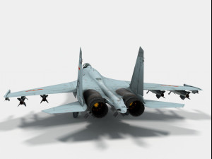 shenyang j-11 3D Model
