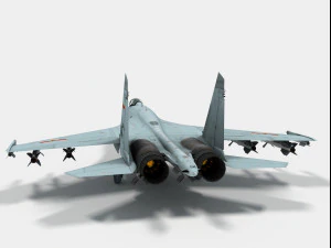 shenyang j-11 3D Model
