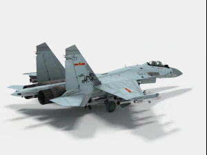 shenyang j-11 3D Model