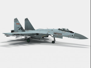 shenyang j-11 3D Model
