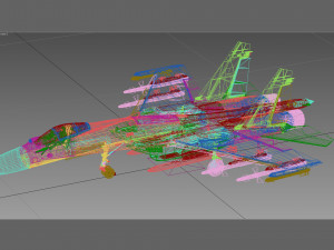 shenyang j-11 3D Model
